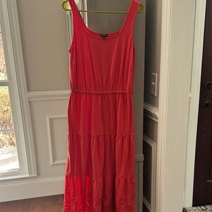 Talbot’s Vibrant Sleeveless Maxi Dress